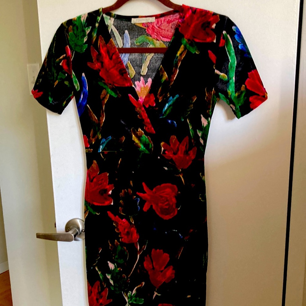 Zara velour dress